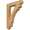Ekena Millwork Merced Arts & Crafts Rough Sawn Bracket, Western Red Cedar, 4"W x 26"D x 34"H BKT04X26X34MRC03RWR - alternate 1